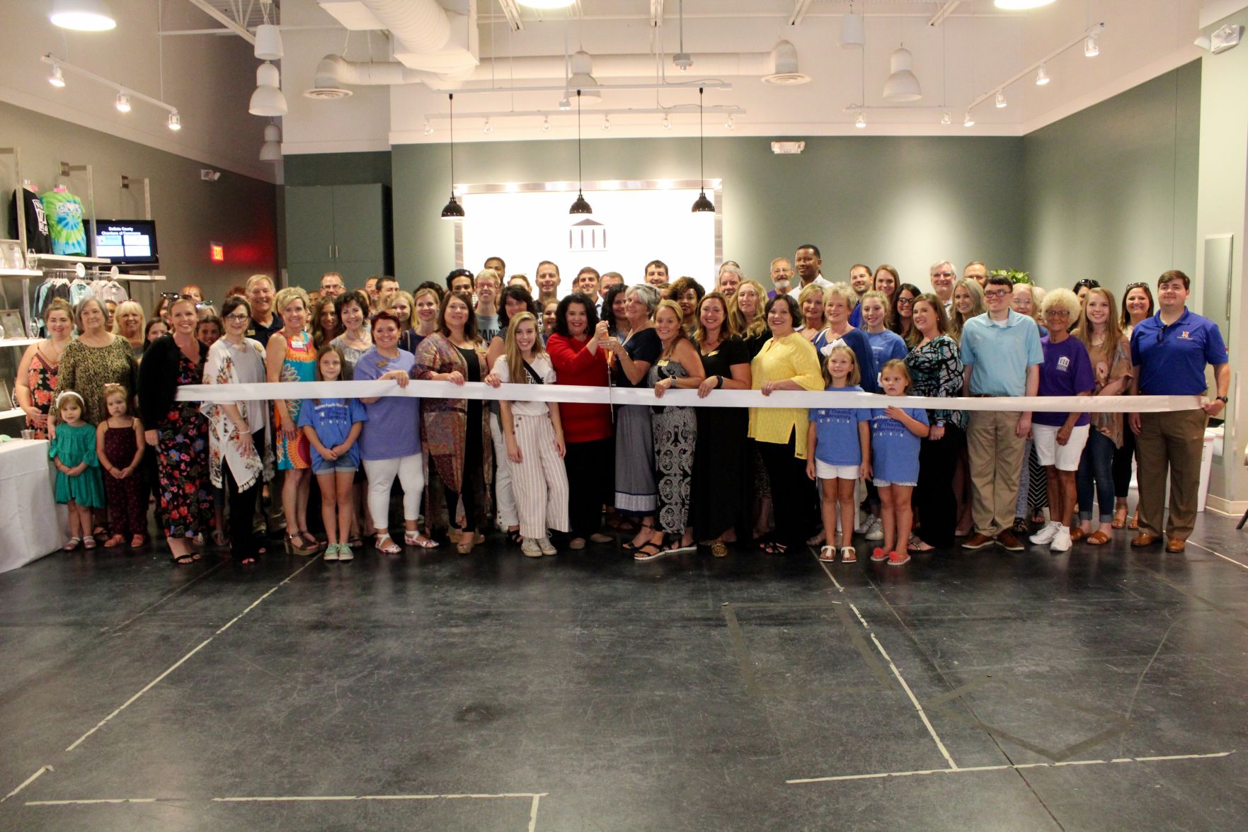 DeSoto Family Theatre ribbon cutting held